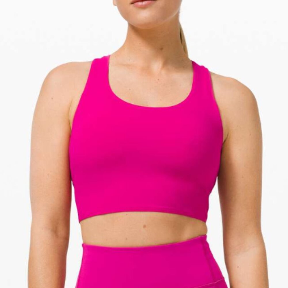 Lululemon Stash It Bra, Ripened Raspberry, Size 6 - Picture 2 of 8